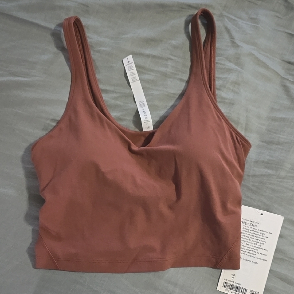 Lululemon Athletica Align Tank Top in Ancient Copper NWT Size 8